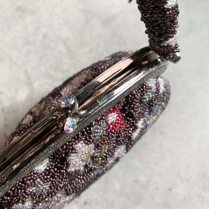 Vintage Purple Beads Bagʥơ  ѡץӡХå