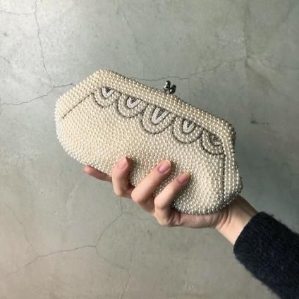 Vintage Pearl Beads Clutch Bag ʥơ ѡӡ åХå