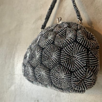Vintage Woven Beads Bag（ヴィンテージ ヘキサゴン柄 ビーズ編み 
