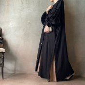 suzuki takayuki  puff-sleeve shirt dress ʥ業 ѥե꡼֥ĥɥ쥹Black