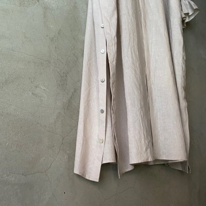 suzuki takayuki  puff-sleeve shirt dress ʥ業 ѥե꡼֥ĥɥ쥹Beige