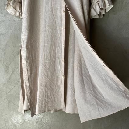 suzuki takayuki puff-sleeve shirt dress (スズキタカユキ suzuki takayuki puff-sleeve shirt dress (スズキタカユキ