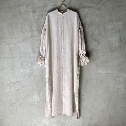 suzuki takayuki  puff-sleeve shirt dress ʥ業 ѥե꡼֥ĥɥ쥹Beige