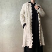 <img class='new_mark_img1' src='https://img.shop-pro.jp/img/new/icons13.gif' style='border:none;display:inline;margin:0px;padding:0px;width:auto;' />VINCENT JALBERT Lace Coat (ヴィンセント ジャルベール レースコート ) Natural