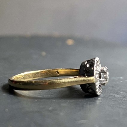 c.1970-71 18YG platinum Diamond Ring1970-71ǯ 18 ץ  󥰡