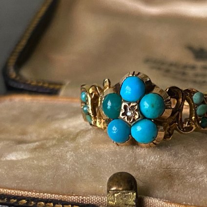 c.1872 15KYG Turquoise Ring1872ǯ 15KYG ̵  󥰡