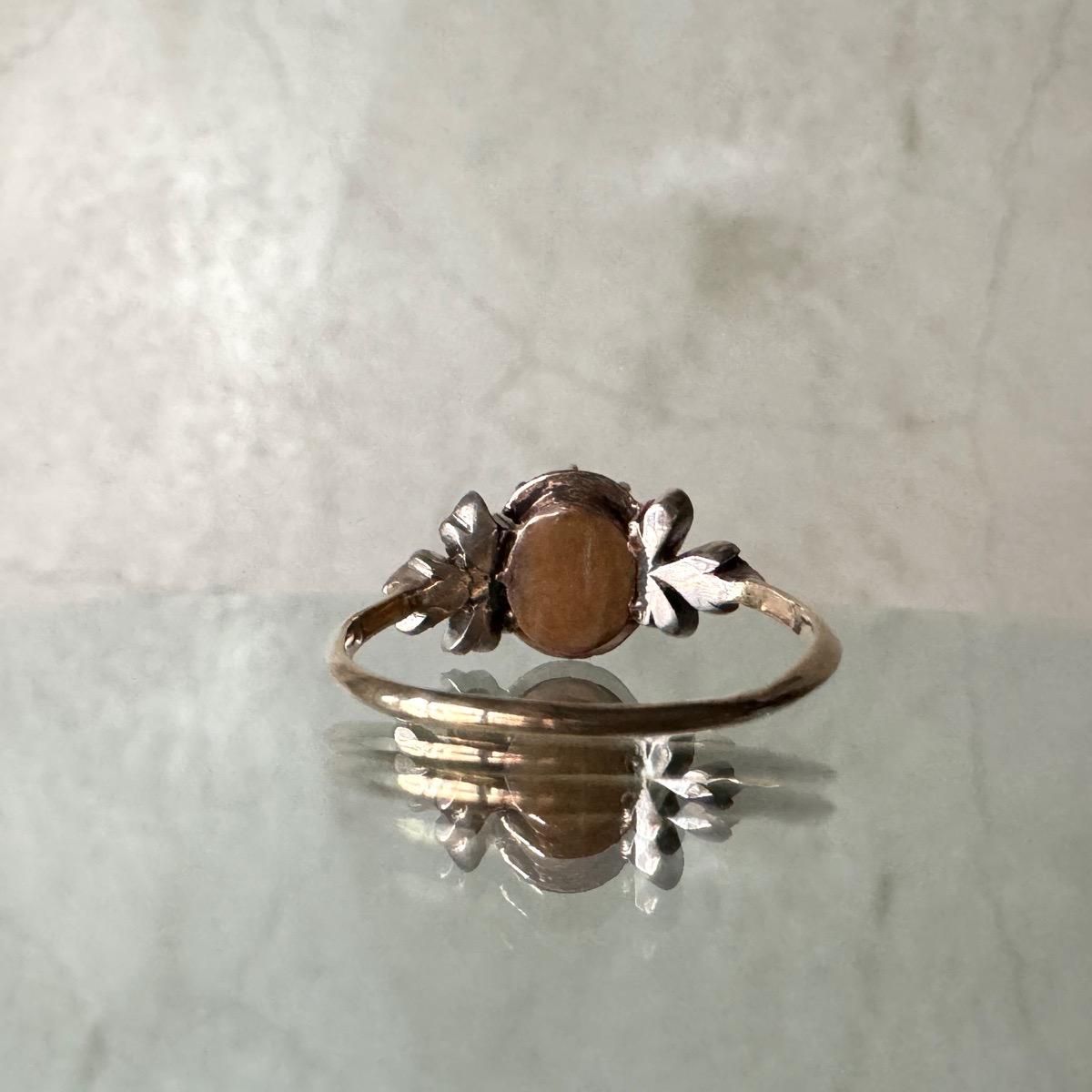Victorian Topaz Rose Cut Diamond Ring(ヴィクトリアン Victorian Topaz Rose Cut Diamond Ring(ヴィクトリアン
