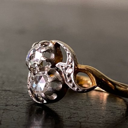 1880-1910's 18KYGWG Rose Cut Diamond Ring 1880-1910ǯ 18K̵ åȥ 󥰡