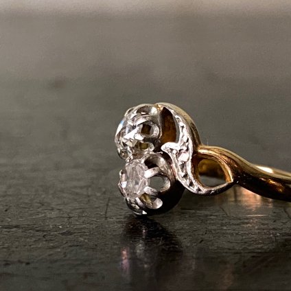1880-1910's 18KYGWG Rose Cut Diamond Ring 1880-1910ǯ 18K̵ åȥ 󥰡