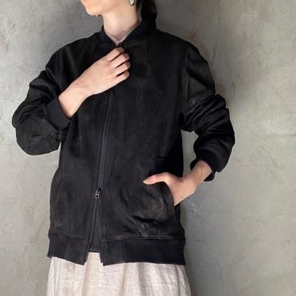 suzuki takayuki leather blouson（スズキタカユキ レザーブルゾン）Black / Unisex- JeJe PIANO  ONLINE BOUTIQUE 神戸のアンティーク時計,ジュエリー,ファッション専門店