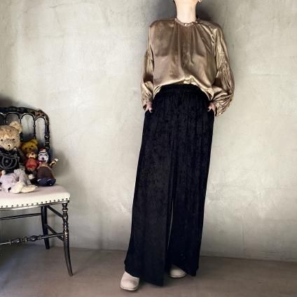 suzuki takayuki gathered pants ʥ業 㥶ɥѥĭBlack