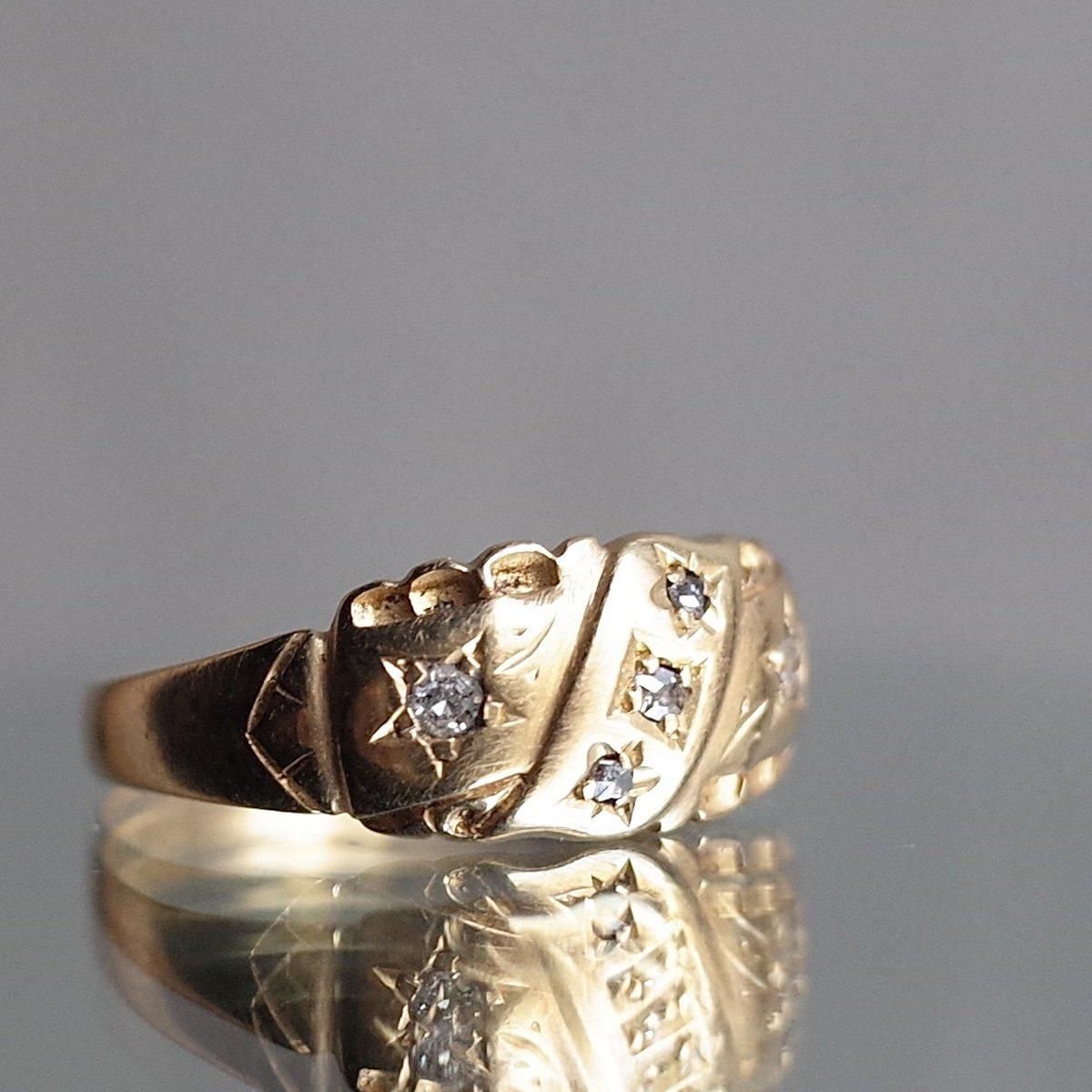 c.1902 - 1903 18K Diamond Glass Ring1902ǯ - 1903ǯ 18K  饹 󥰡