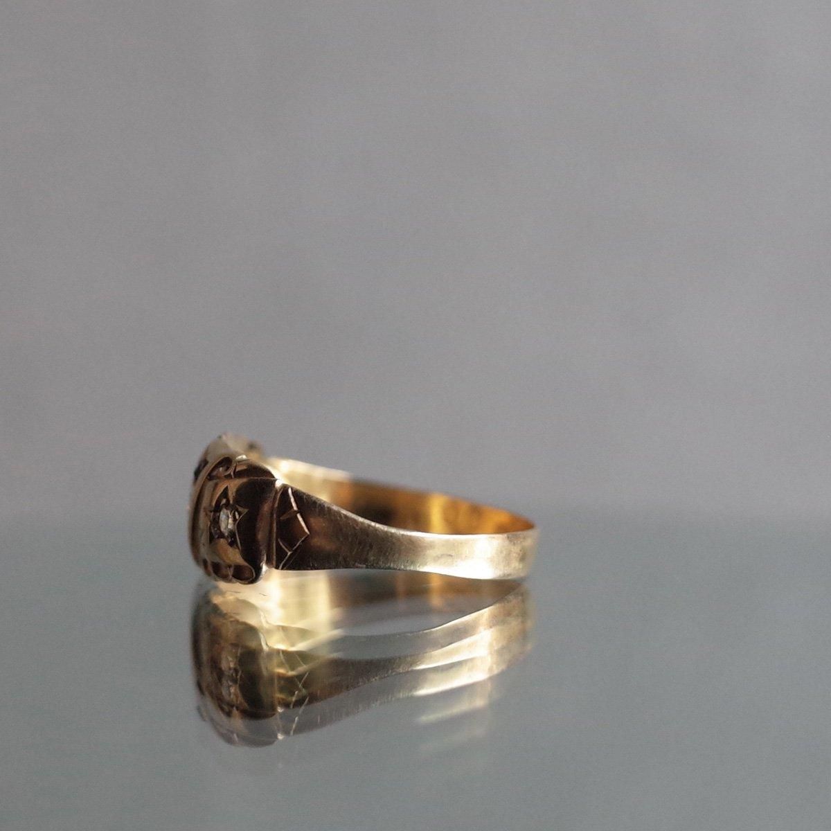 c.1902 - 1903 18K Diamond Glass Ring1902ǯ - 1903ǯ 18K  饹 󥰡