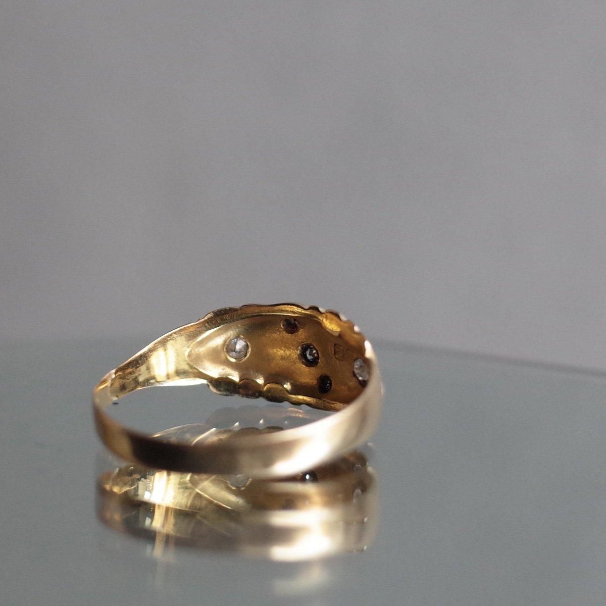 c.1902 - 1903 18K Diamond Glass Ring1902ǯ - 1903ǯ 18K  饹 󥰡