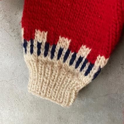 Vintage Fair Isle Knitʥơ ե˥åȡRed