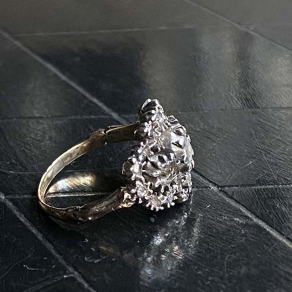 Victorian YG Silver Diamond Ring （ヴィクトリアン ダイヤモンド リング）