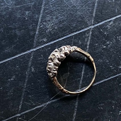 Victorian YG Silver Diamond Ring ʥȥꥢ  󥰡