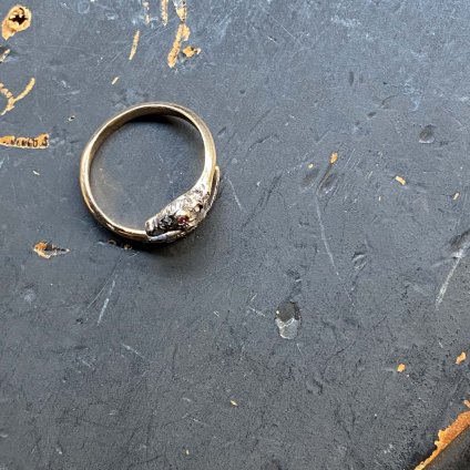 Victorian Snake Diamond Ruby Ring ʥȥꥢ ͥ  ӡ 󥰡