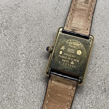 <img class='new_mark_img1' src='https://img.shop-pro.jp/img/new/icons13.gif' style='border:none;display:inline;margin:0px;padding:0px;width:auto;' />Cartier MUST TANK ʥƥ ޥ 󥯡BLACK ROMAN ٥ȡ