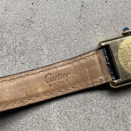 <img class='new_mark_img1' src='https://img.shop-pro.jp/img/new/icons13.gif' style='border:none;display:inline;margin:0px;padding:0px;width:auto;' />Cartier MUST TANK ʥƥ ޥ 󥯡BLACK ROMAN ٥ȡ