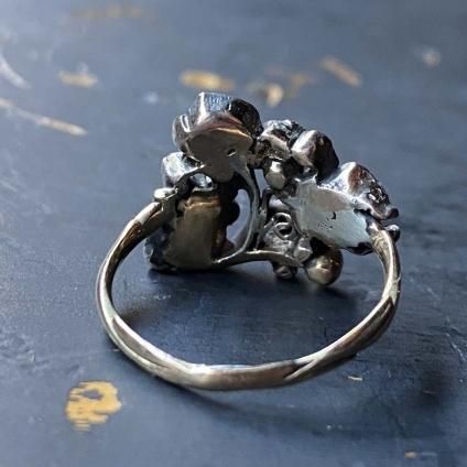 Georgian - Early Victorian YG Silver Giardinetti Ringʥ硼 - ȥꥢ ǥͥåƥ 󥰡