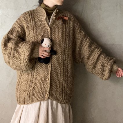 Vintage Hand-knit Cardiganʥơ ϥɥ˥å ǥ 