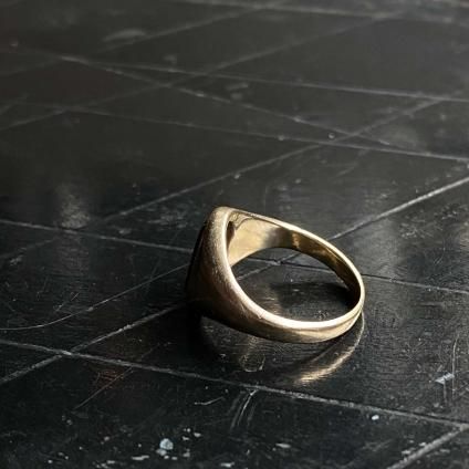 Vintage 9K Bloodstone Signet Ring（ヴィンテージ 9K ブラッド