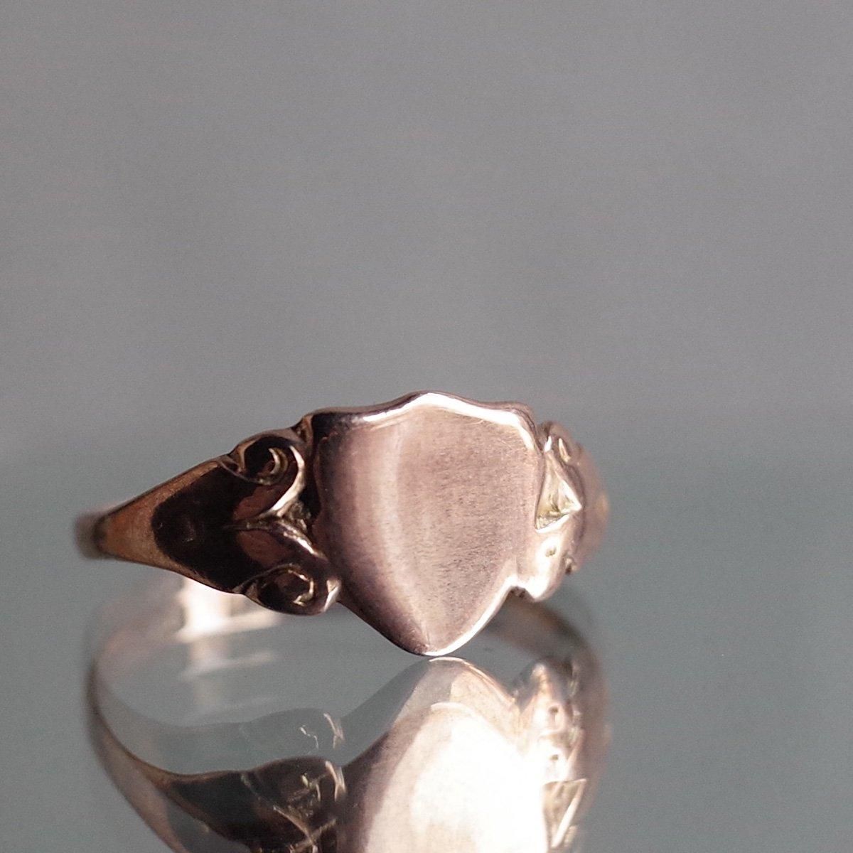 c.1912-13 9KPG Signet Ring1912-13ǯ 9ԥ󥯥 ͥåȥ󥰡