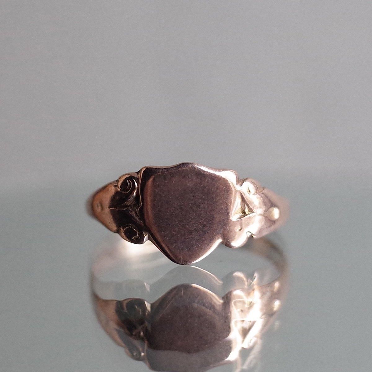 c.1912-13 9KPG Signet Ring1912-13ǯ 9ԥ󥯥 ͥåȥ󥰡