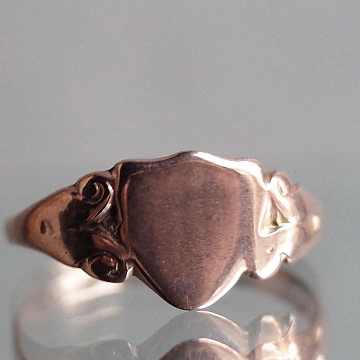 c.1912-13 9KPG Signet Ring1912-13ǯ 9ԥ󥯥 ͥåȥ󥰡