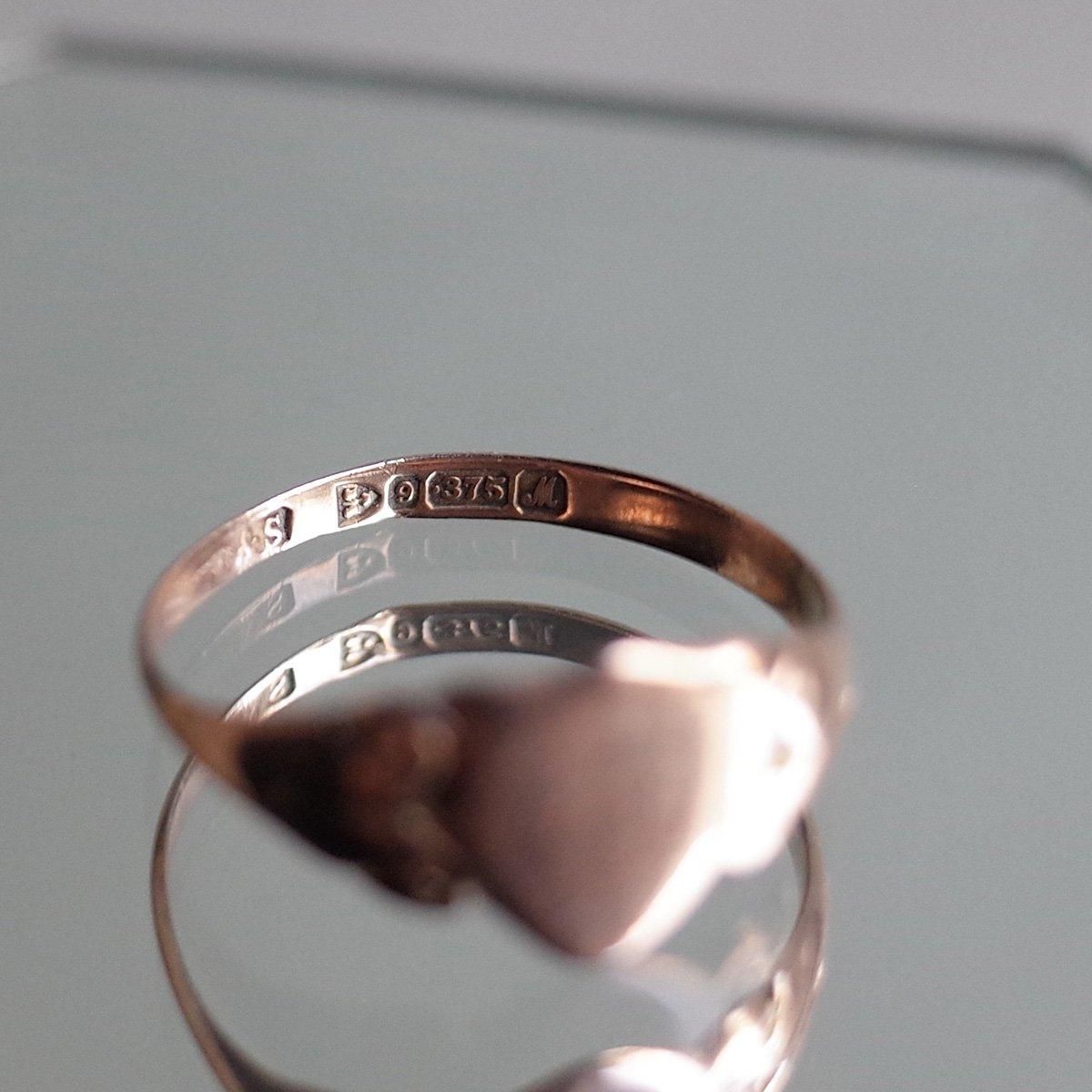 c.1912-13 9KPG Signet Ring1912-13ǯ 9ԥ󥯥 ͥåȥ󥰡