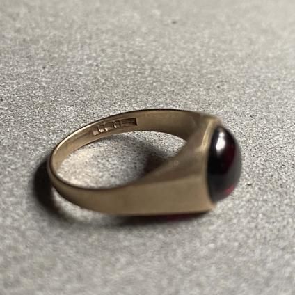 c.1980-81 9K Garnet Signet Ring1980-81ǯ 9 ͥå ͥåȥ󥰡