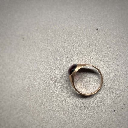 c.1980-81 9K Garnet Signet Ring1980-81ǯ 9 ͥå ͥåȥ󥰡