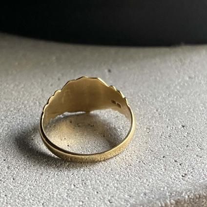 c.1916-17 18K Masonic Signet Ring(1916-17年 18金 メイソン c.1916-17 18K Masonic Signet Ring(1916-17年 18金 メイソン
