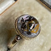 Victorian 9KYG Essexcrystal Ring（ヴィクトリアン 9KYG 金無垢 エセックスクリスタル リング）