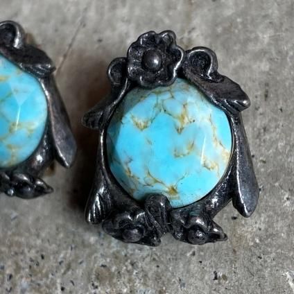  1950's Metal Stone Earrings1950ǯ ᥿ ȡ 󥰡