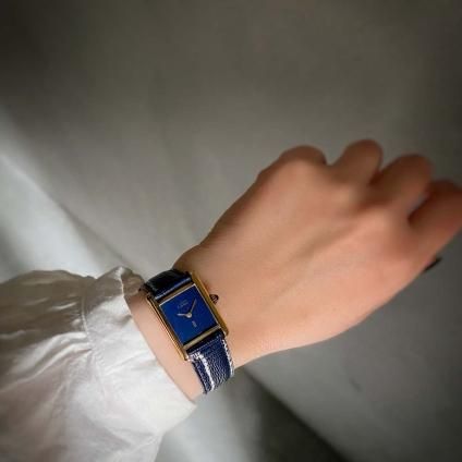 カルティエ Cartier マストタンク 純正 ベルト ラピスラズリ カルティエ Cartier マストタンク 純正 ベルト ラピスラズリ