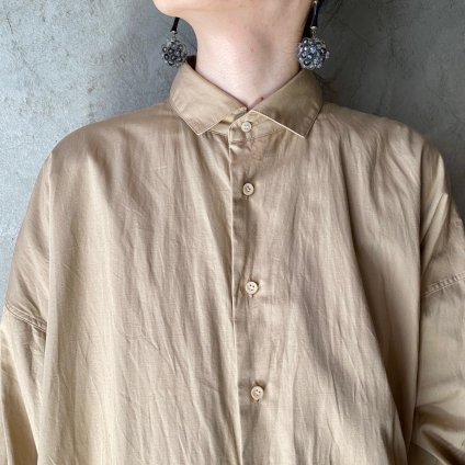 suzuki takayuki weather cloth shirtʥ業 ġBeige