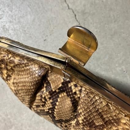 Vintage Python Leather Clutch Bag ʥơ ѥ쥶 åХå