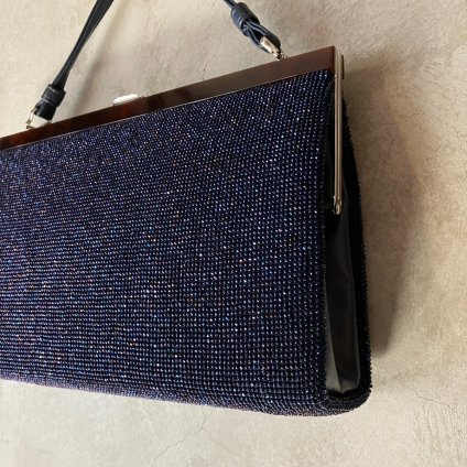 Vintage Blue Violet Beads Bag ʥơ ֥롼 å ӡХå