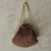 Vintage Beads & Glass Stones Bag （ヴィンテージ ガラスストーン付き ビーズバッグ）