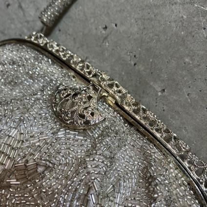 Vintage Silver Flower Patterned Beads Bag (ヴィンテージ Vintage Silver Flower Patterned Beads Bag (ヴィンテージ