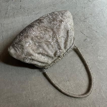 Vintage Silver Flower Patterned Beads Bag (ヴィンテージ Vintage Silver Flower Patterned Beads Bag (ヴィンテージ