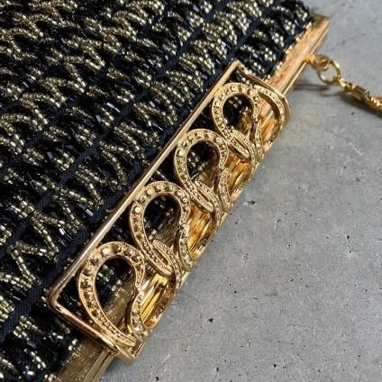 Vintage Black & Gold Beads Bag ʥơ ֥å &  ӡХå