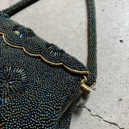 Vintage Deep Green Beaded Bag ʥơ ǥץ꡼ ӡХå
