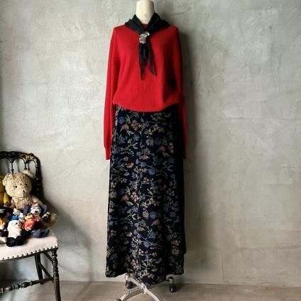 <img class='new_mark_img1' src='https://img.shop-pro.jp/img/new/icons38.gif' style='border:none;display:inline;margin:0px;padding:0px;width:auto;' />20%OFFFrance Vintage Corduroy Flared Skirtʥե ơ ǥ ե쥢ȡ