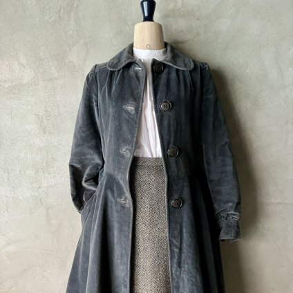 1960's France Vintage Velvet Coat（フランス ヴィンテージ ベルベット コート ）- JeJe PIANO  ONLINE BOUTIQUE 神戸のアンティーク時計,ジュエリー,ファッション専門店