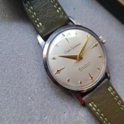 3467【手巻き】SEIKO　Sportsman　セイコー　スポーツマン　銀色 3467【手巻き】SEIKO Sportsman セイコー スポーツマン 銀色