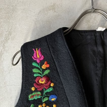 Vintage Floral Embroidery Vestʥơ ɽ ٥ 