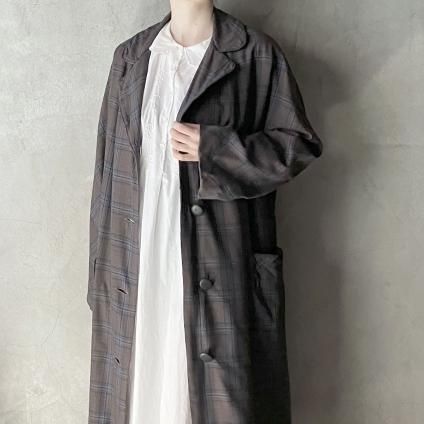 196364's ILGWU Vintage Check Lapel Coatʥơ å ڥ륳 